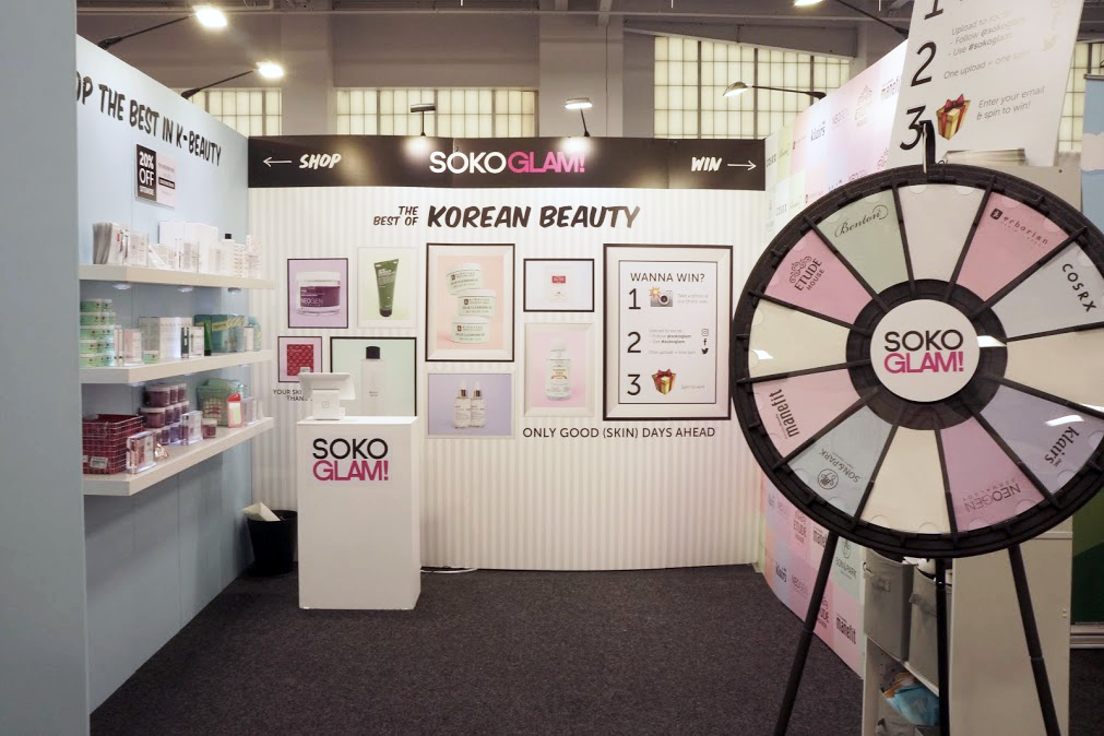 beautycon klairs booth