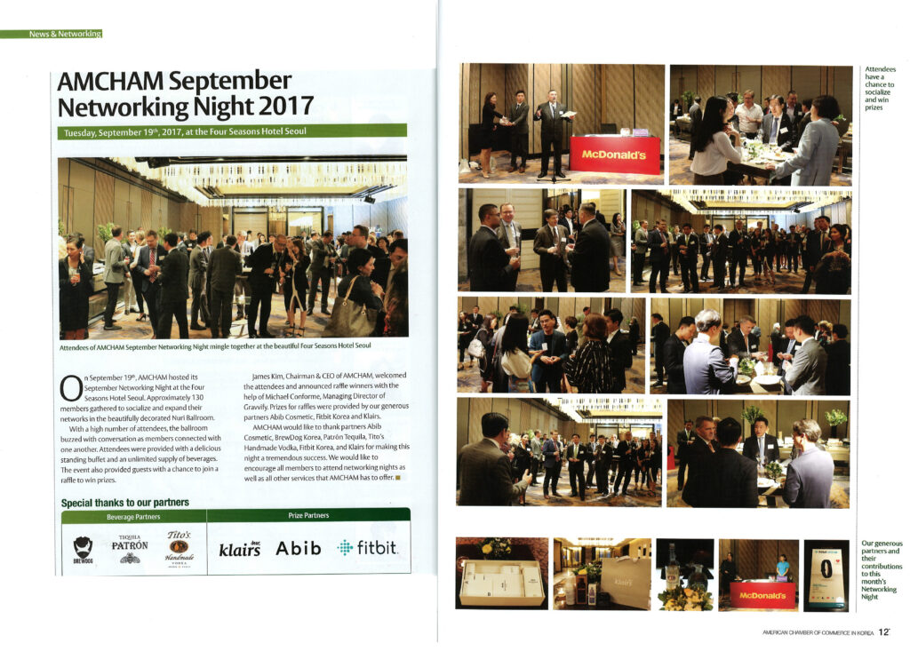 Klairs sponsors a networking event for the AMCHAM