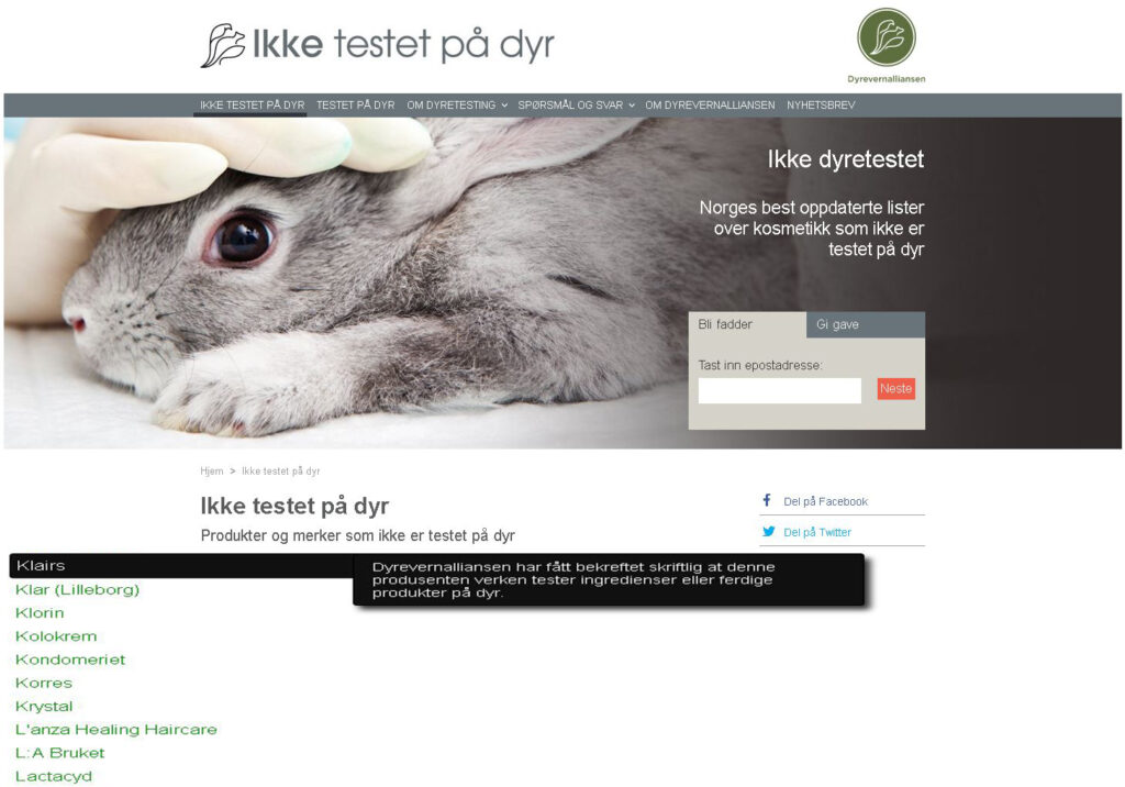 Klairs on Norway's Animal Cruelty Free Brand List! - Dear, Klairs