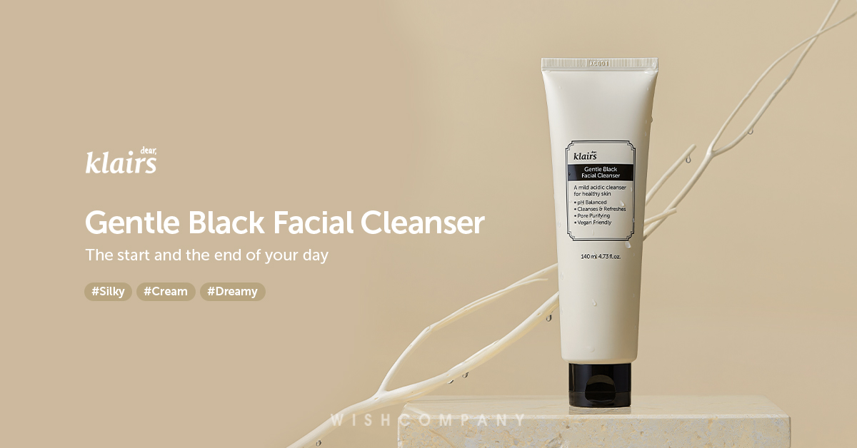 Dear, Klairs New "Gentle Black Facial Cleanser" Launch Dear, Klairs