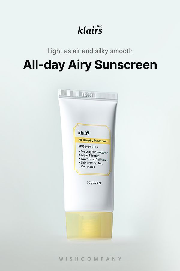 dear klairs new sunscreen
